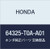 Honda Genuine 64325-T0A-A01 Wheel Arch Separator