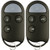 KeylessOption Keyless Entry Remote Car Key Fob Alarm for 1995-1999 Nissan Maxima Infiniti I30 (A269ZJA078) Pack of 2