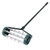 Rolling Lawn Aerator 18-inch Garden Yard Rotary Push Tine Heavy Duty Spike Soil Aeration, 50-in Handle