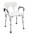 Jacia House Assembly Adjustable Shower Chair, Portable Bath Seat, White Shower Bench with Arms (White, Chair with Arms)