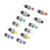 Luckkyme Mini SPST Momentary Push Button Switch PBS-110 AC 250V 1A 2 Pins Automatic Reset Button Switch On/Off Normal Open(12 Pack)