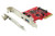 Ableconn PU31-AC-2 USB 3.1 Gen 2 (10 Gbps) Type-C & Type-A PCI Express (PCIe) x4 Host Adapter Card (ASMedia ASM2142 Chipset)