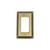Nostalgic Warehouse 719737 Deco Switch Plate with Single Rocker, Antique Brass