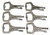 ION TOOL 6 Pack - 11 C-Clamp Locking Pliers, Swivel Pads