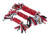Petmate 30892 Dogzilla Tee Tug Pet Toy, Large, Red/Black/Grey and White