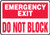 Accuform"Emergency Exit - Do Not Block" Safety Sign, Plastic, 10 x 14 Inches (MEXT900VP)