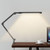 Swing Arm Lamp, LED Desk Lamp with Clamp, 9W Eye-Care Dimmable Light, Timer, Memory, 6 Color Modes, JolyJoy Modern Architect Table Lamp for Task Study Reading Working/Home Dorm Office (Black)