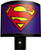 Ata-Boy DC Comics Superman Logo Automatic On/Off LED Bulb Nite Lite