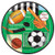 Classic Sports Dessert Plates, 8ct