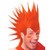 amscan Party Perfect Team Spirit Crazy Mohawk Wig (1 Piece), Orange, 11 x 8