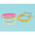 amscan Hippie Chick Birthday Party Rubber Bracelets Accessory Favor (4 Pack), 2" x 1 3/4", Multicolor