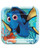 American Greetings Finding Dory Square Party Plate (8 Count), 9"
