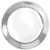 Silver Border Premium Plastic Banquet Plates (10ct)