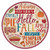 Amscan 592056 Hello Fall Round Plates, 10 1/2", Multicolor (Pack of 12)