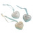Ivy Lane Design Hallmark Today, Tomorrow, Forever Heart Ornaments