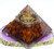 Orgone Pyramid  Panchmukhi Rudraksha Beads Crystal Pyramid for Emf Protection Energy Generator  Healing Crystal Orgonite Pyramids for Chakra Meditation  Meditation Healing Pyramid