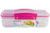 Sistema Snack Attack To Go 410ml / 13.86oz Two compartments Lunch Box Container, Pink, 2-Pack