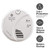 First Alert Smoke Detector and Carbon Monoxide Detector Alarm | Hardwired with Battery Backup, BRK SC7010B