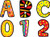 Creative Teaching Press Uppercase Letter Stickers, Poppin' Patterns (4628)