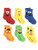 Sesame Street Elmo Boys Girls Multi Pack Crew Socks with Grippers (2T-3T, Bert Ernie 6 pk)
