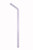 Simply Straws Bent Classic 9mm by 10-Inch Straw, Amethyst