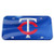 MLB Minnesota Twins Crystal Mirror Logo License Plate, Team Color, One Size