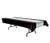 Black & Silver Tablecover Party Accessory (1 Count) (1/pkg) Pkg/6