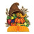 Autumn Cornucopia Centerpiece Party Accessory (1 Count) (1/pkg) Pkg/3