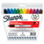 Sharpie 30072 Permanent Markers, Fine Point, Assorted Colors, 12 Count