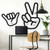 RoomMates Peace Hand Dry Erase Peel And Stick Giant Wall Decals