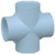 Genova Products 34420 PVC Sch. 40 Crosses, 2"