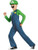 Nintendo Super Mario Brothers Luigi Classic Boys Costume, Large/10-12