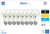 GE Lighting 37043 Light Bulb General Purpose Basic A19 Daylight LED 10 (60-Watt Replacement), 750-Lumen Medium Base, 8-Pack, Soft White, 8