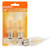 SYLVANIA General Lighting 79763 Sylvania Filament LED Bulb, Bent Tip/Medium Base, Soft White, 2 Piece