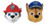 Nickelodeon Paw Patrol Squirters 2 Pack, Skye & Rubble