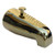 LASCO 08-1055 Bathtub Spout with Rear Lift Diverter, Polished Brass Finish
