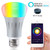 Smart LED Light Bulb, Wi-Fi Light Bulb, Multicolored LED Light Bulbs, A19, Dimmable, Smartphone Controlled Daylight & Night Light, Home Lighting, Compatible with Alexa