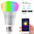 Smart LED Light Bulb, Wi-Fi Light Bulb, Multicolored LED Light Bulbs, A19, Dimmable, Smartphone Controlled Daylight & Night Light, Home Lighting, Compatible with Alexa