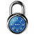 Master Lock 1506D Locker Lock, Combination Padlock, 1 Pack, Blue