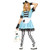 Fun World Wild Wonderland Costume, Medium 8 - 10, Blue