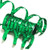 Creative Converting 020250 Holographic Serpentine Streamers, One Size, Emerald Green