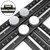 Multi Angle Measuring Ruler, Premium Aluminum Easy Angle Ruler, Adjustable Four-Sided Folding Measuring Tool Angleizer Measurement with 2pcs Horizontal Ruler