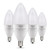 Albrillo E12 Bulb Candelabra LED Bulbs, 60 Watt Equivalent, Daylight White 5000K LED Chandelier Bulbs, Candelabra Base, Non-Dimmable LED Lamp, 4 Pack