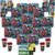 B-THERE Justice League Party Pack Bundle - Justice League Birthday Set, Seats 16: Plates, Cups, Napkins and Stickers. Childrens Party Supplies