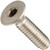 Stainless Steel Socket Cap Screw, Flat Head, Hex Socket Drive, Meets ASME B18.3/ASTM F879, 1/8" Length, Fully Threaded, #0-80 Threads (Pack of 100)