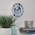 FirsTime & Co. 25710 8" Tranquil Bay Wall Clock, 8", Distressed White