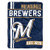 The Northwest Company MLB Milwaukee Brewers Micro Raschel Throw, One Size, Multicolor