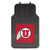 The Northwest Company NCAA Utah Licensed Front Floor Mats, One Size, Multicolor