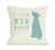 One Bella Casa I Like Big Mutts Cream Throw Pillow, 18 by 18-Inch
