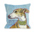 One Bella Casa Greyhound 1 Throw Pillow, 16 by 16-Inch